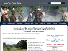 Tablet Screenshot of horseplaypuntacana.com